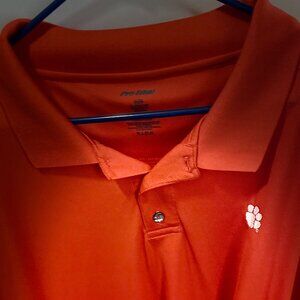 Vintage Clemson Long Sleeve 3 button Shirt